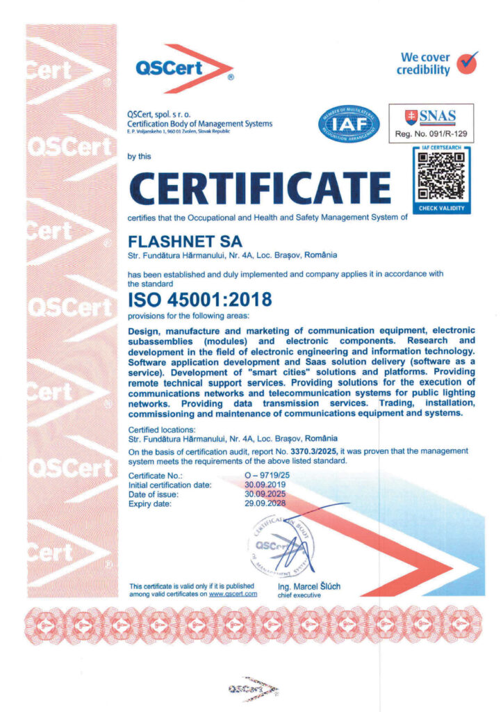 2025 FLASHNET-ISO_45001_2018 Certificate